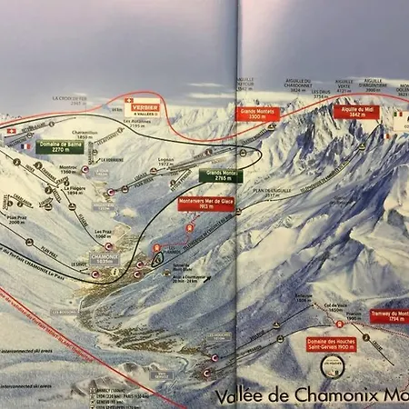 アパート Chinook,la Praz,chamonix Mont Blanc